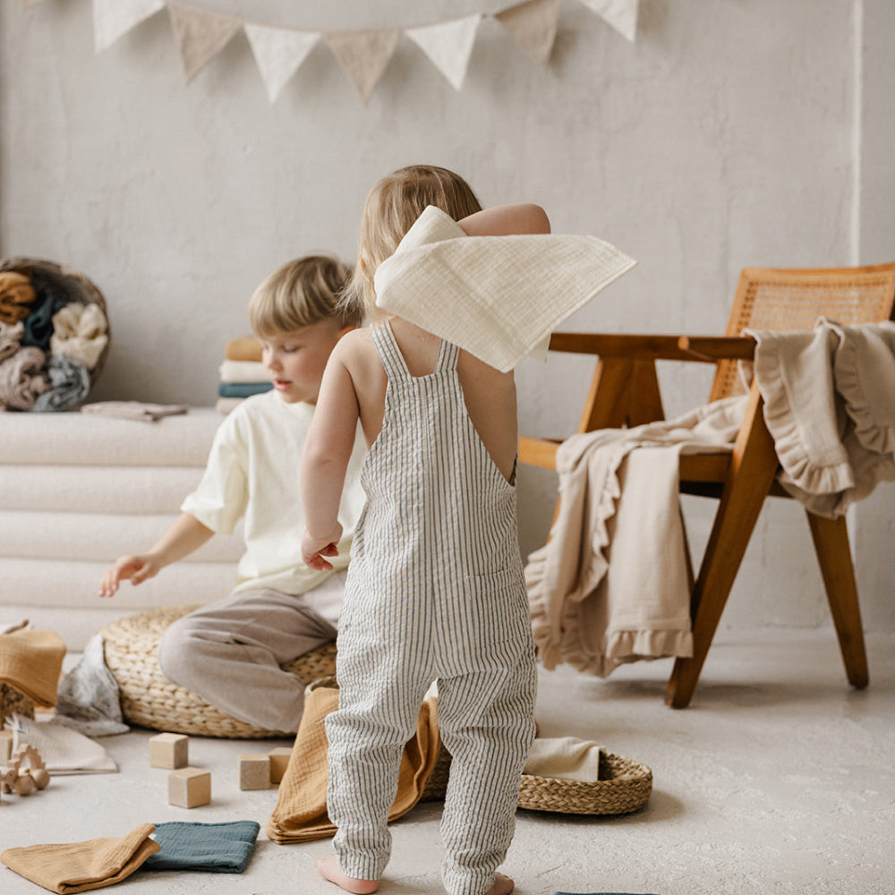 DANI&MARC muslino merliukai viengubi 30x30, 2 vnt.