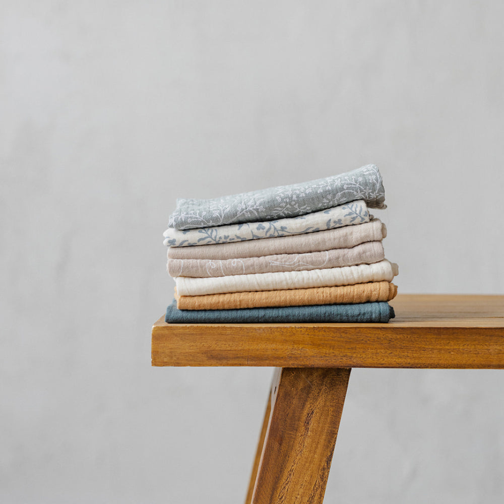 DANI&MARC muslino merliukai dvigubi 30x30, 2 vnt.