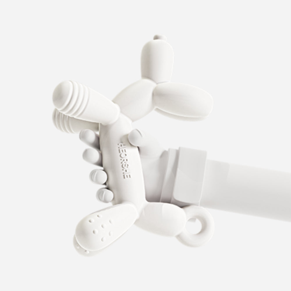 HEORSHE silikoninis kramtukas PUPPY, BALTA