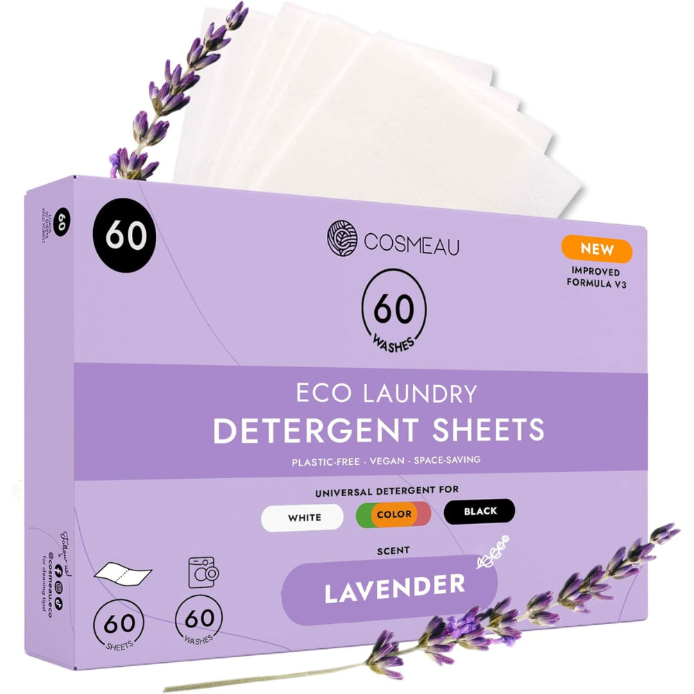 COSMEAU skalbimo lapeliai, LAVENDER, 60 vnt.