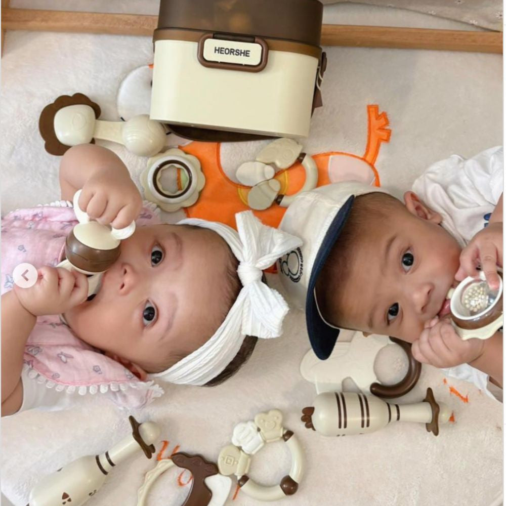 HEORSHE barškučių rinkinys, 10 vnt.