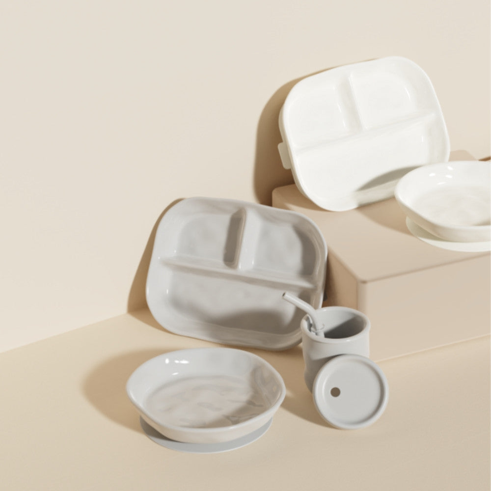 HEORSHE silikoninių indų rinkinys vaikams, RIPPLE