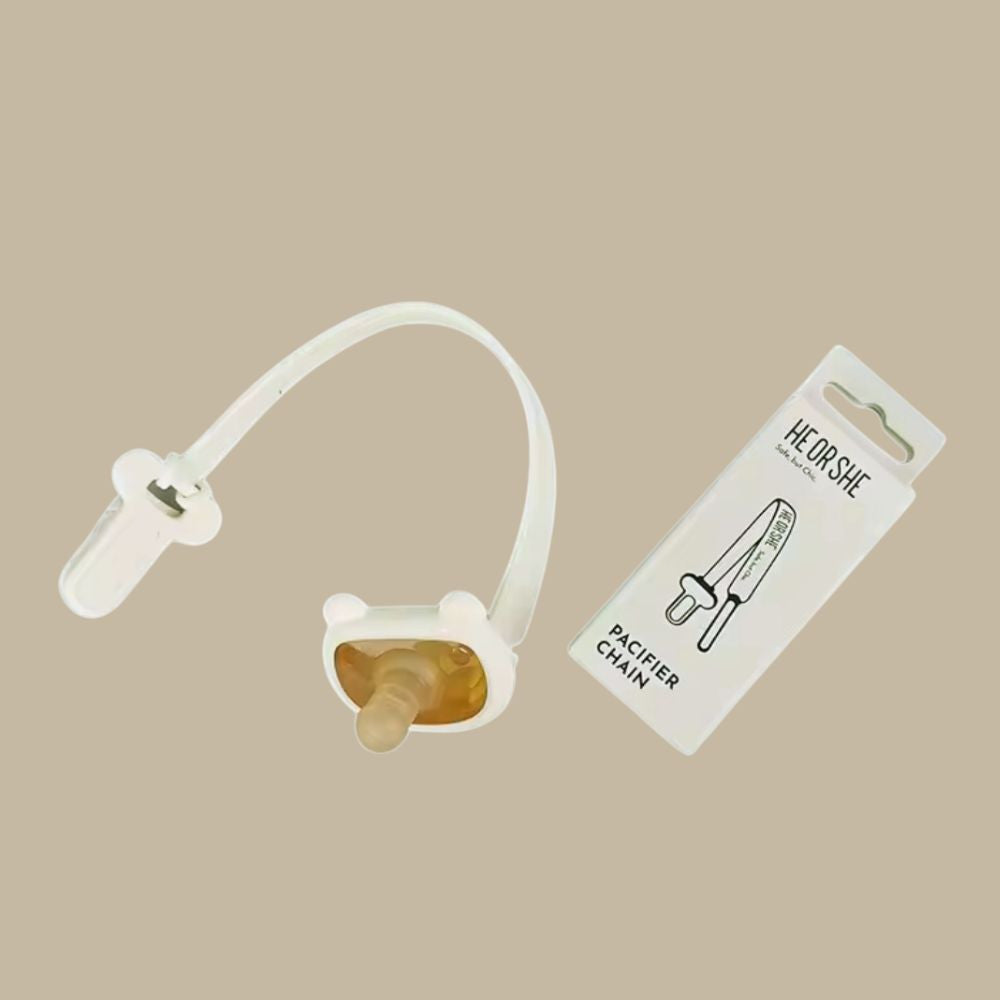 HEORSHE silikoninis čiulptuko laikiklis, BALTA