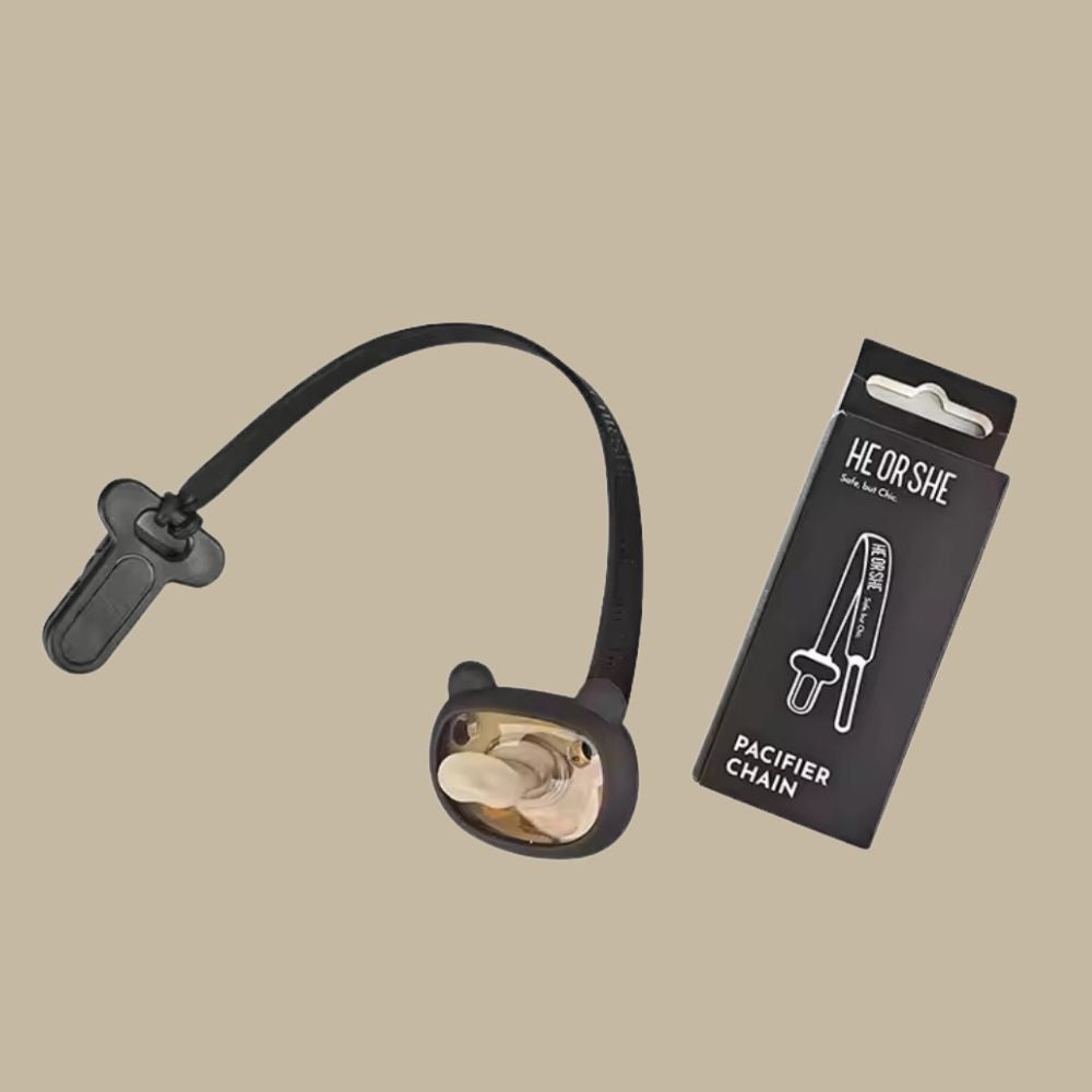 HEORSHE silikoninis čiulptuko laikiklis, JUODA