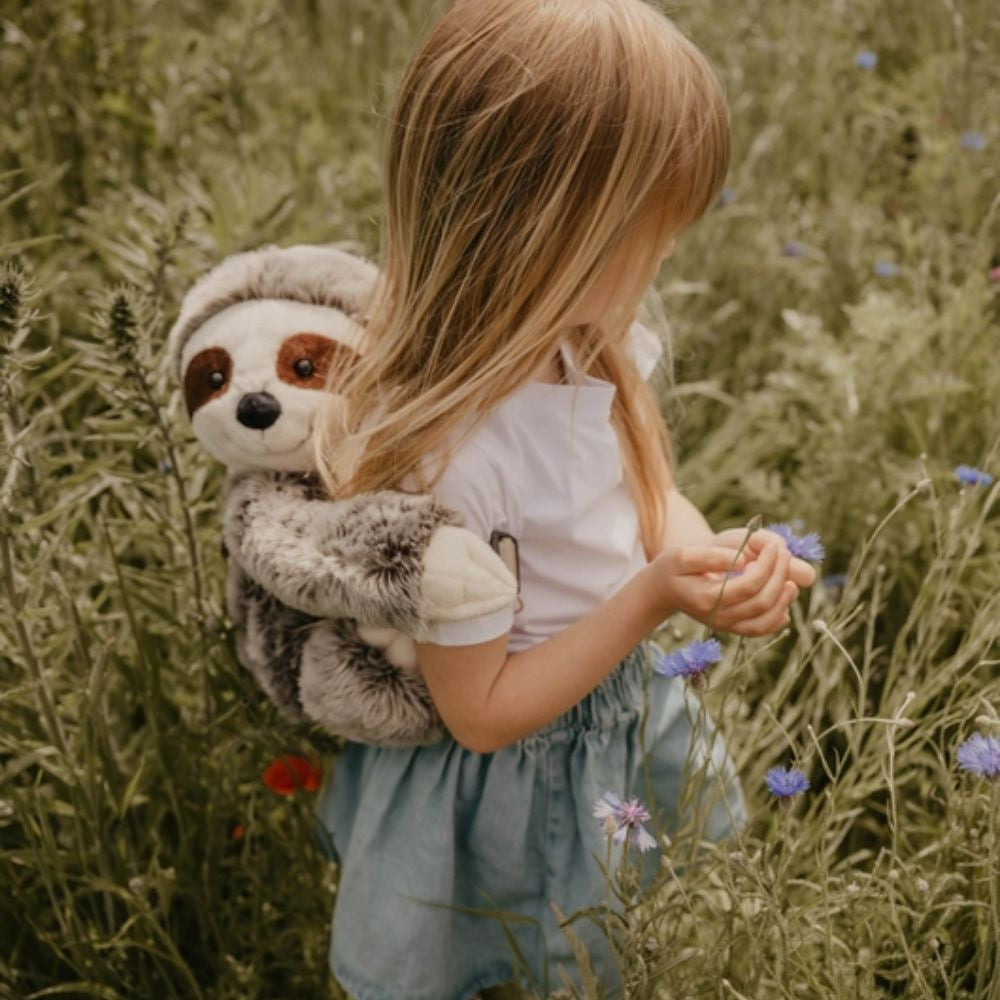 WILD&SOFT vaikiška pliušinė kuprinė, TINGINYS