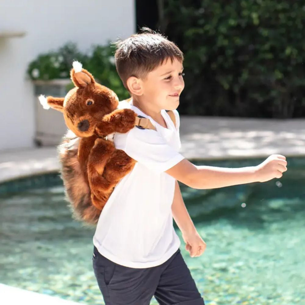 WILD&SOFT vaikiška pliušinė kuprinė, VOVERĖ