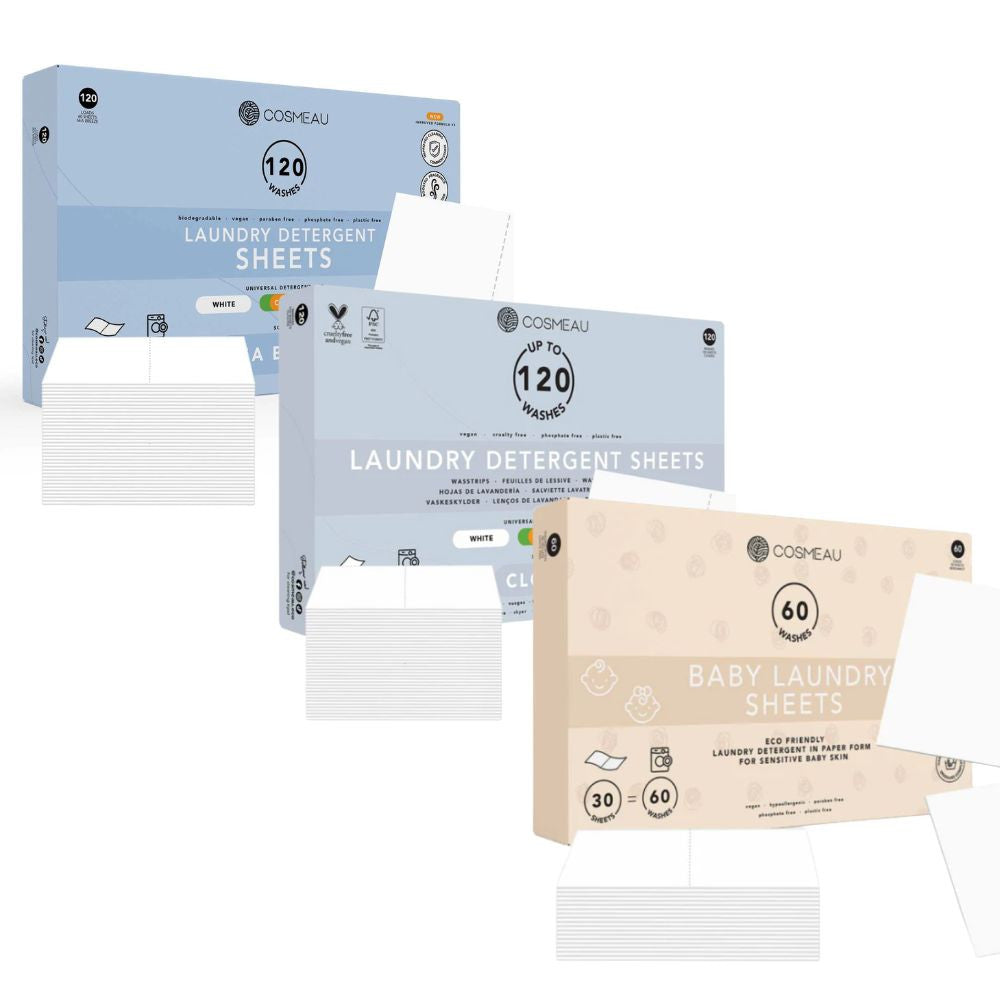 COSMEAU gaivaus kvapo skalbimo lapelių rinkinys (3vnt)