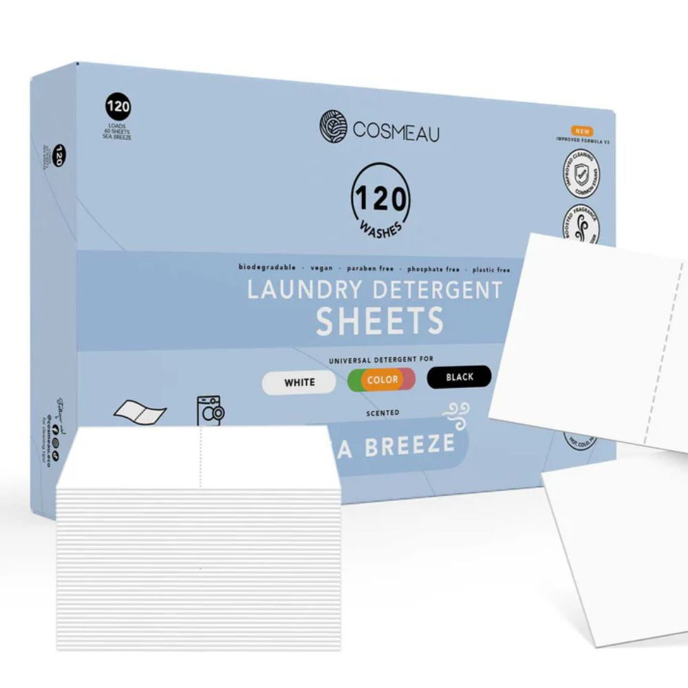 COSMEAU skalbimo lapeliai, SEA BREEZE, 120 vnt.