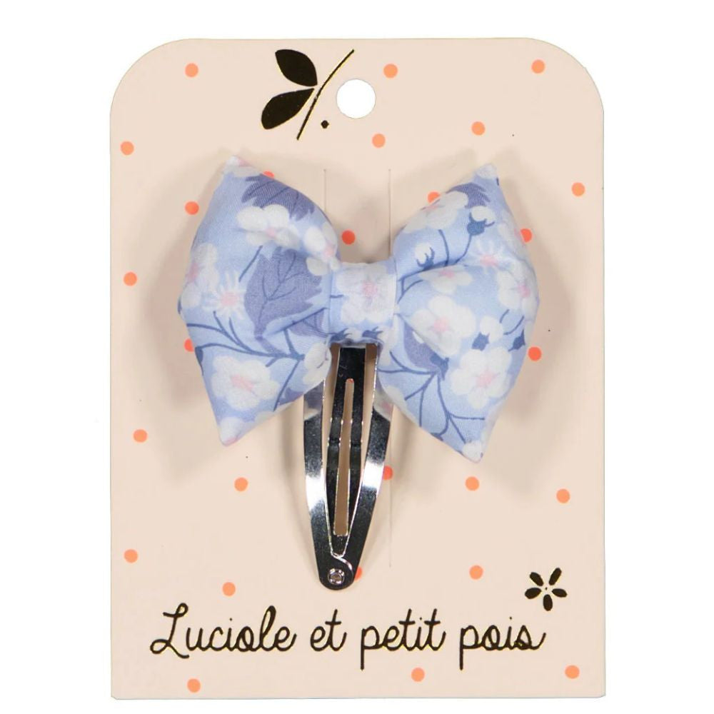 Plaukų segtukas mergaitėms su kaspinu, Mėlyna