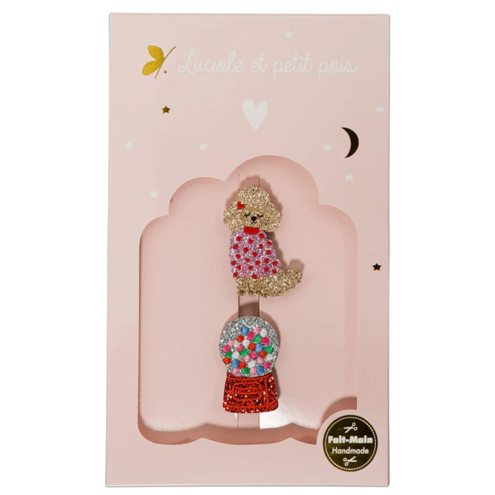 Segių rinkinys mergaitėms, šuniukas/gumos aparatas, 2 vnt.