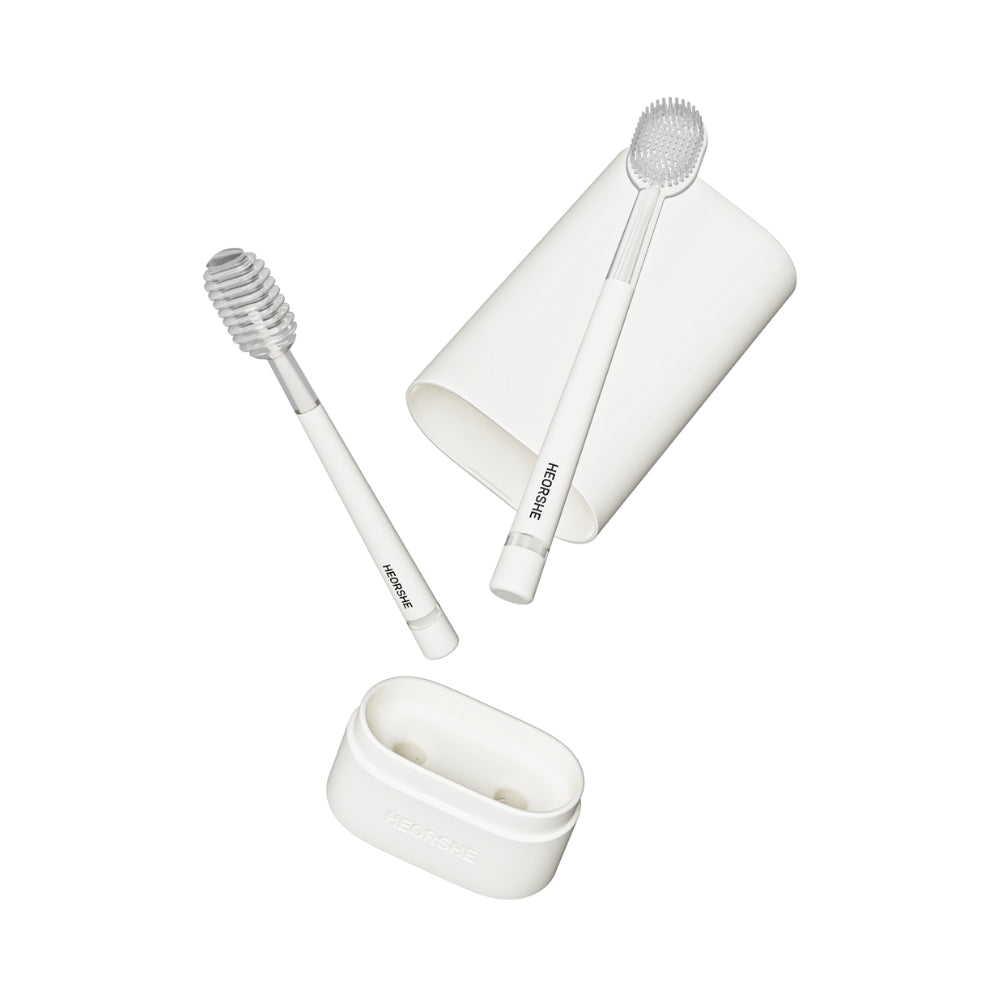 HEORSHE silikoninis dantų šepetėlis 2 vnt.