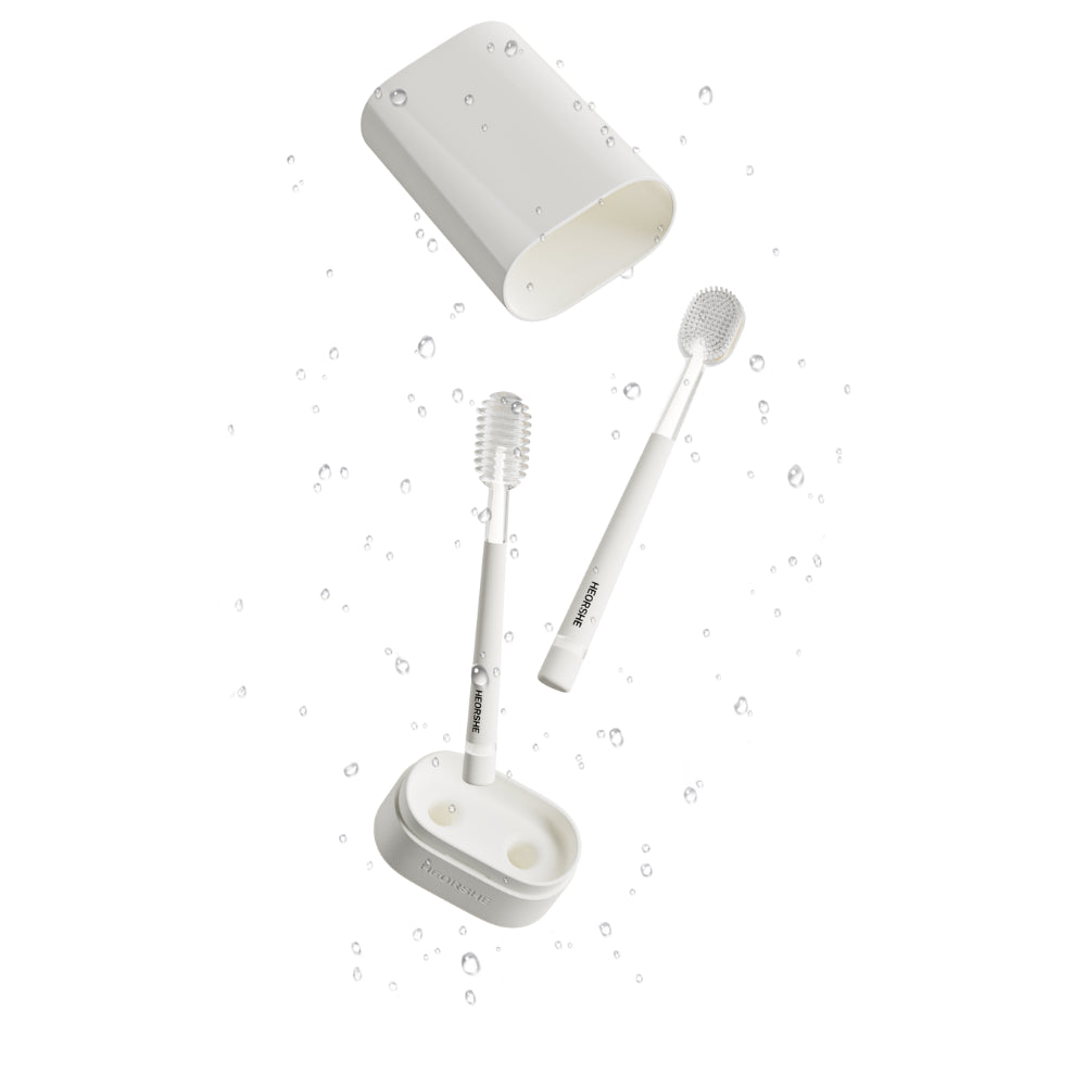 HEORSHE silikoninis dantų šepetėlis 2 vnt.