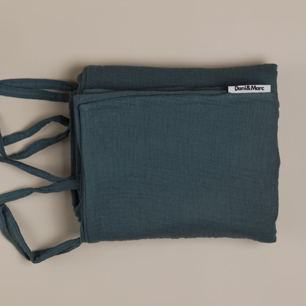 DANI&MARC muslino antklodės užvalkalas kūdikiui, 100x130, įvairių spalvų