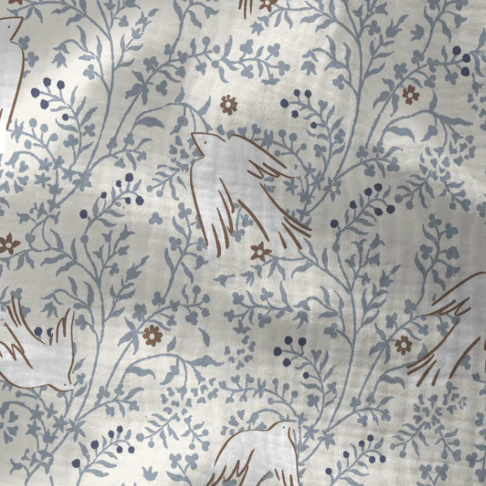 DANI&MARC muslino paklodė su guma kūdikiui, 120x60