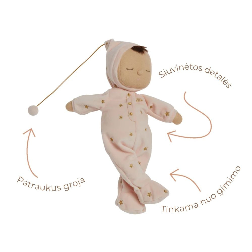 OLLI ELLA LULLABY DOZY DINKUMS LĖLĖ, LUNA, GROJANTI