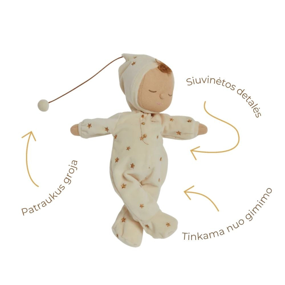 OLLI ELLA LULLABY DOZY DINKUMS LĖLĖ, lyja, Grojanti