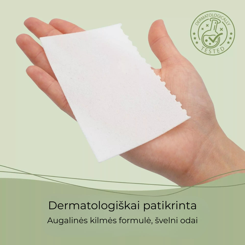 COSMEAU skalbimo lapeliai, BE KVAPO, 120 vnt.