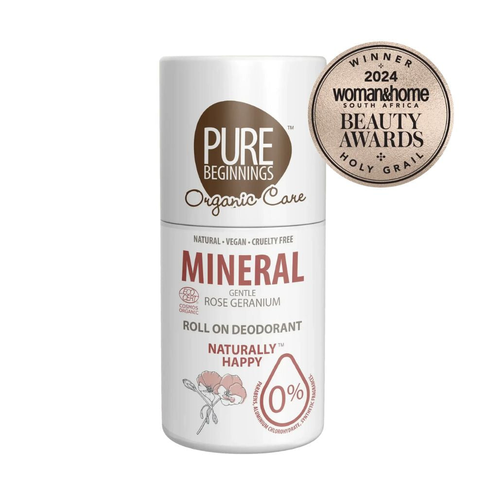 PURE BEGINNINGS rutulinis dezodorantas, MINERAL