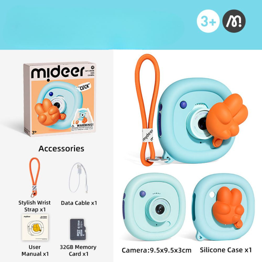 MIDEER vaikiška kamera, BLUE/ORANGE
