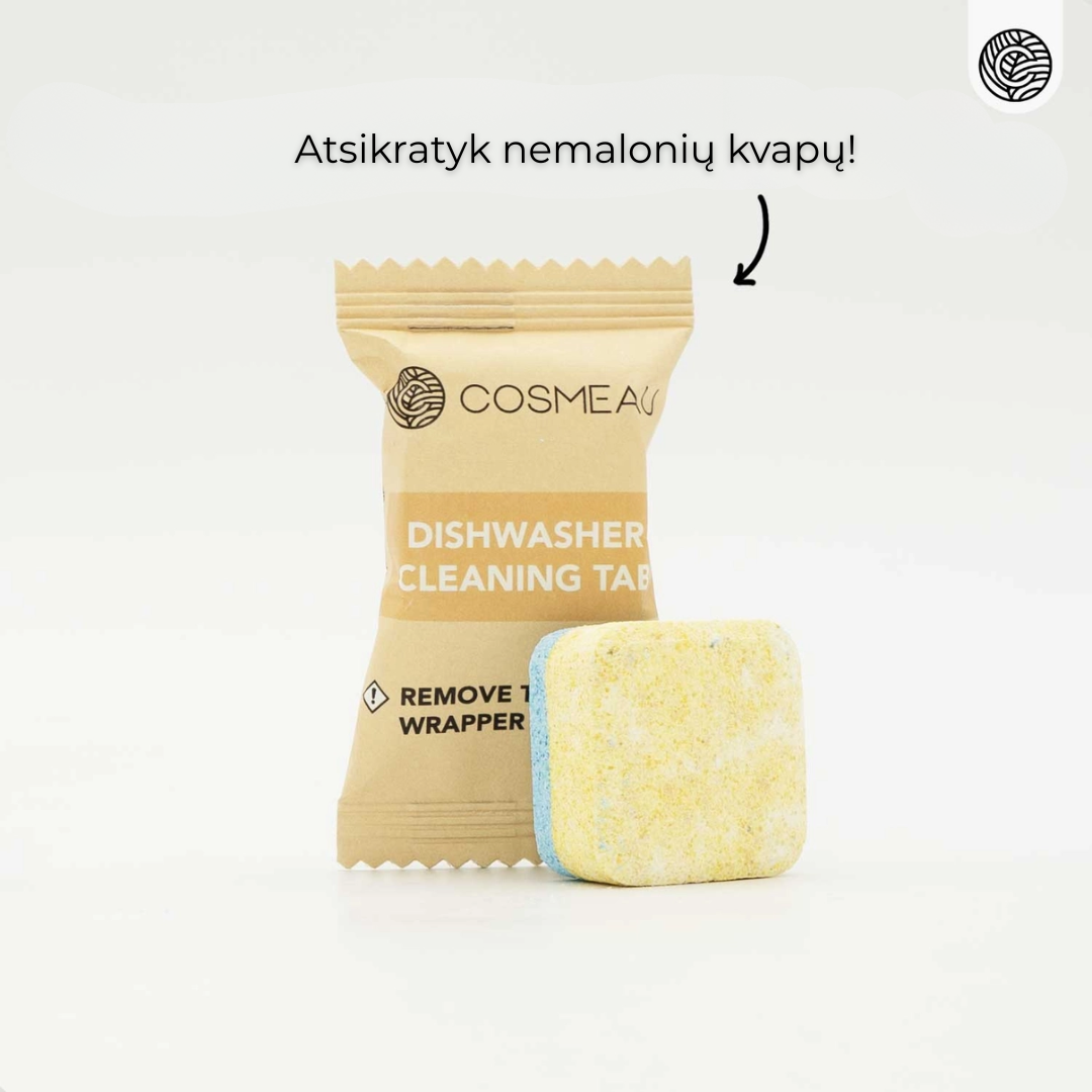 COSMEAU indaplovių valymo tabletės, 12 vnt.