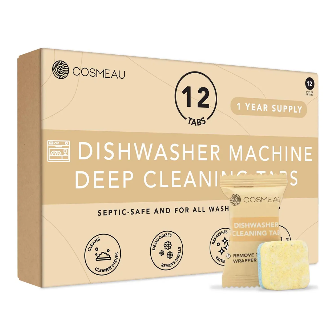 COSMEAU indaplovių valymo tabletės, 12 vnt.