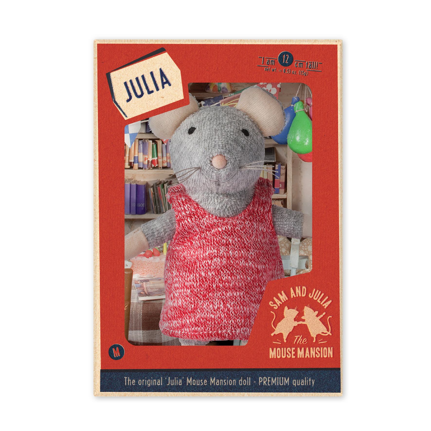 SAM&JULIA minkšta pelė – Julia