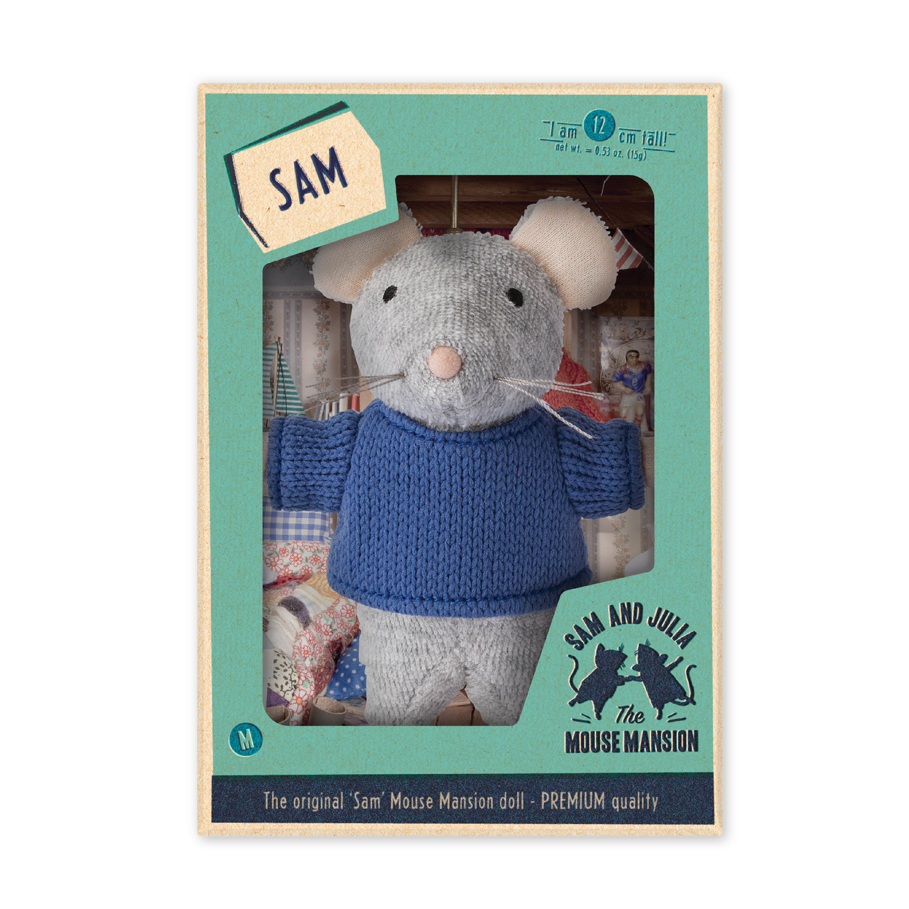 SAM&JULIA minkšta pelė – Sam