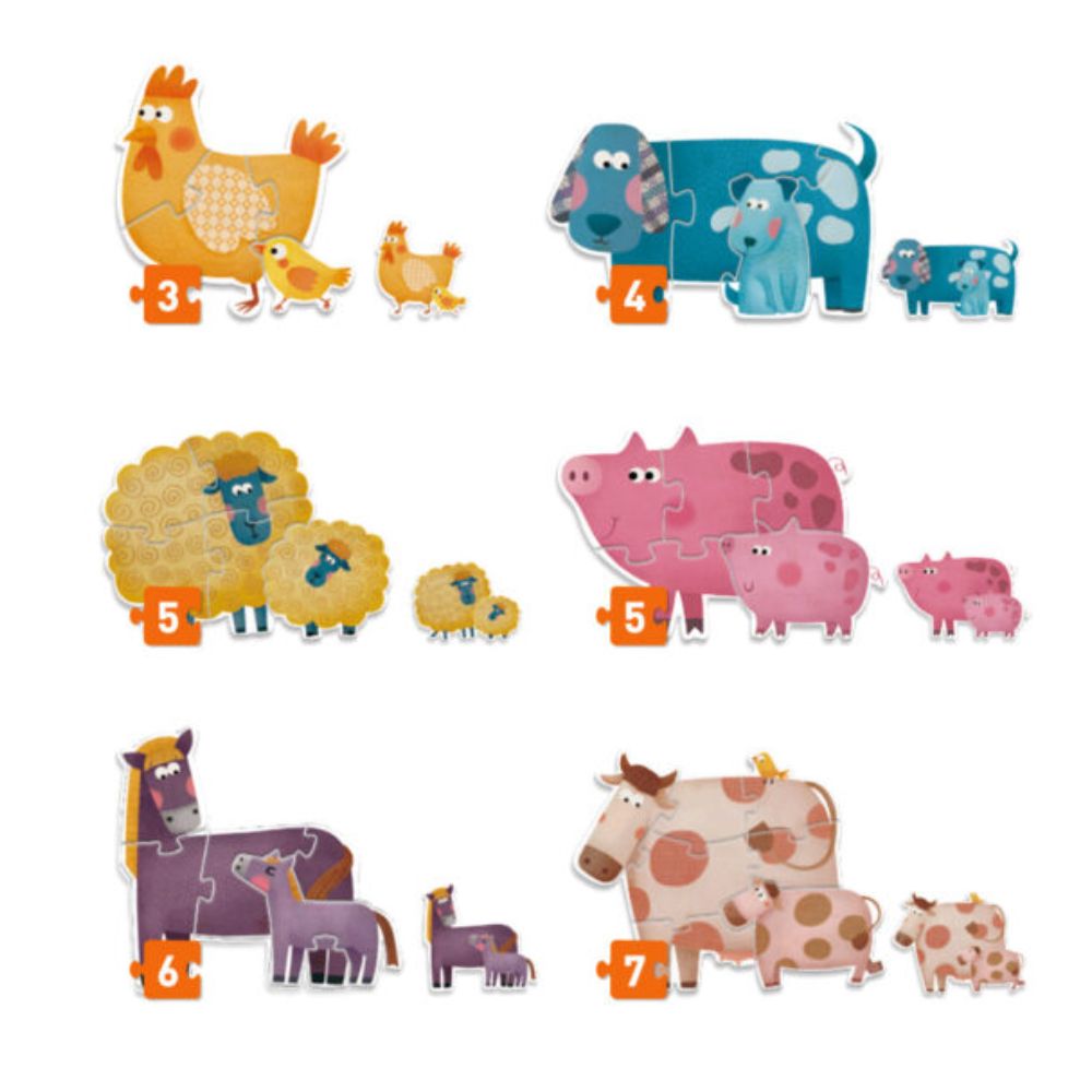 MIDEER pirmoji dėlionė, Mama ir vaikas