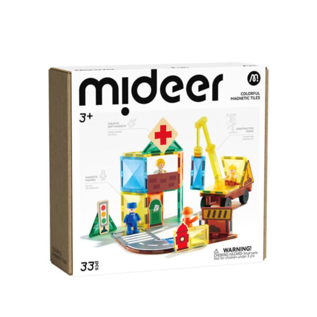 MIDEER magnetinis konstruktorius, profesijų herojai, 33 daliu