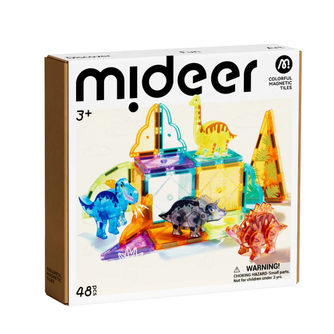 MIDEER magnetinis konstruktorius, Dinozaurai, 48 dalys