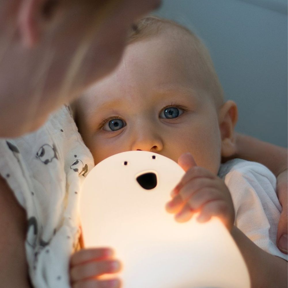 RABBIT AND FRIENDS naktinė lemputė MEŠKUTIS, BALTA