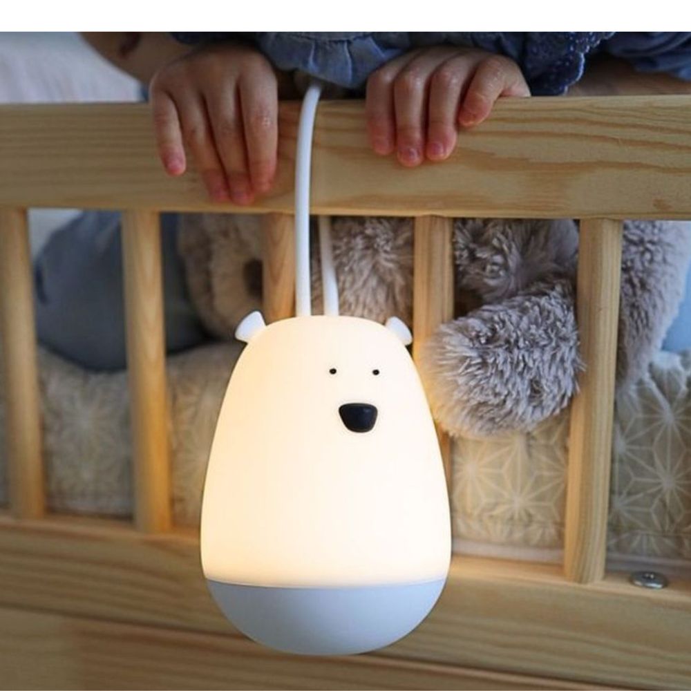 RABBIT AND FRIENDS naktinė pakabinama lemputė vaikams, MEŠKUTIS