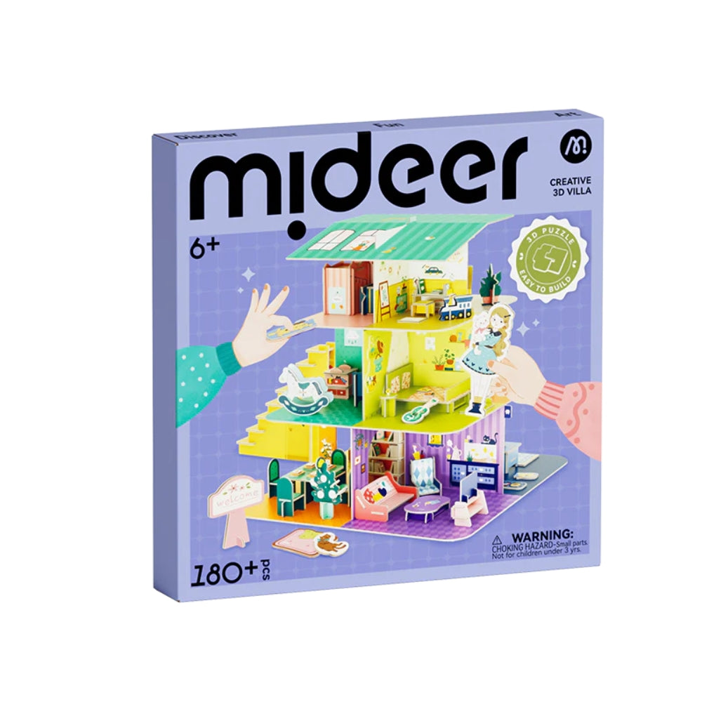 Mideer 3D DĖLIONĖ / DIY LĖLIŲ NAMAS
