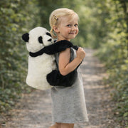 WILD&SOFT vaikiška pliušinė kuprinė, PANDA