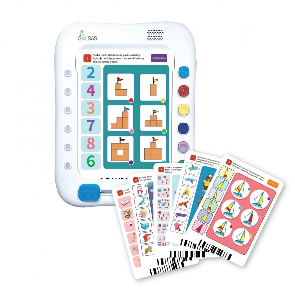 YES FOR SKILLS interaktyvus logikos lavinimo žaidimas su užduočių kortelėmis