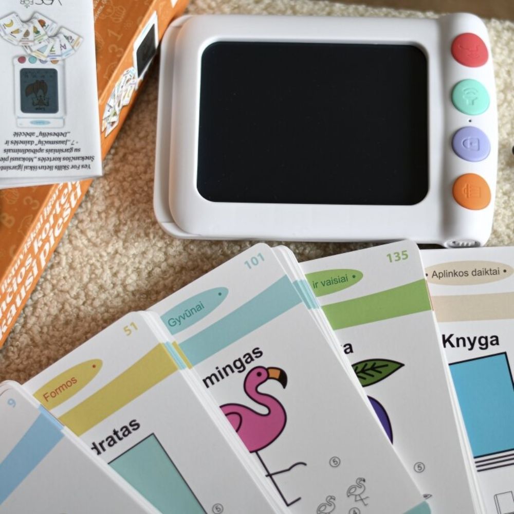 Yes For Skills lietuviškai įgarsintos šnekančios kortelės „Mokausi piešti“
